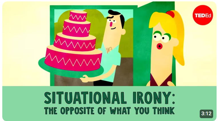It’s seriously funny!  Understanding Situational Irony